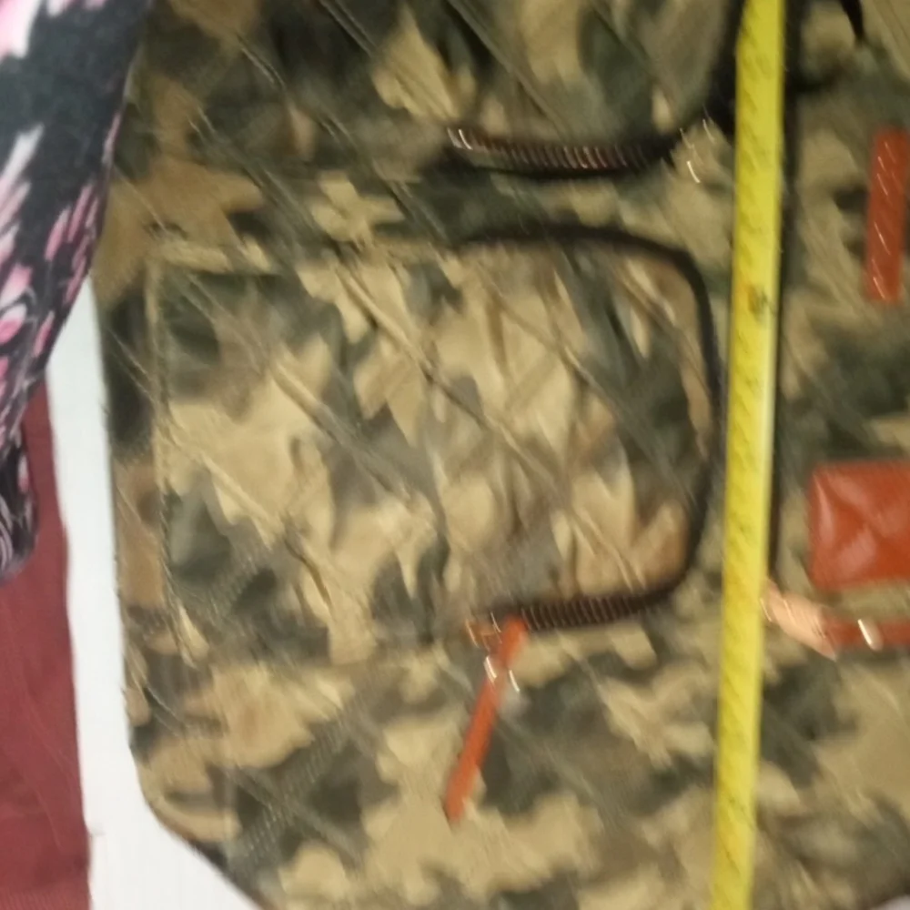 Joan & David Vacation Travel Weekend Bag in a Camouflage Pattern